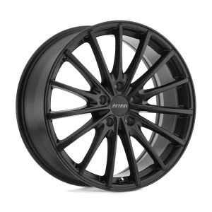 Petrol Wheels – P3A – Black – 17″x8″ 35mm – All weather Wheels – 1780P3A355100M72